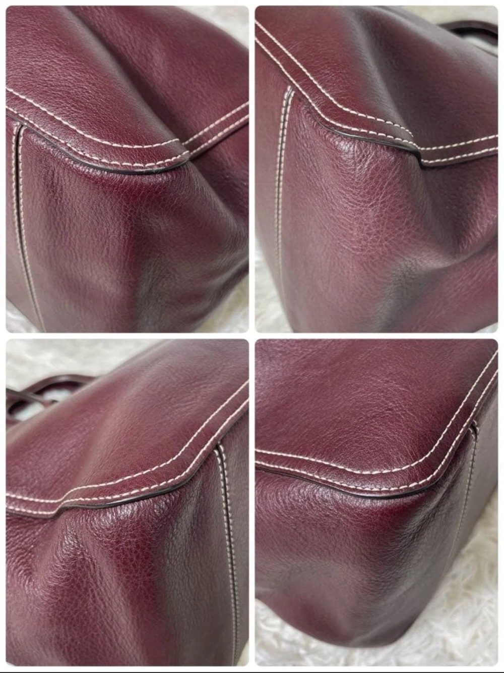 Mulberry Shoulder Bag in Deep Burgundy Leather - Picture 11 of 16